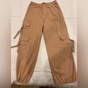Zara Women's Cargo Pants - Blush - Size Small